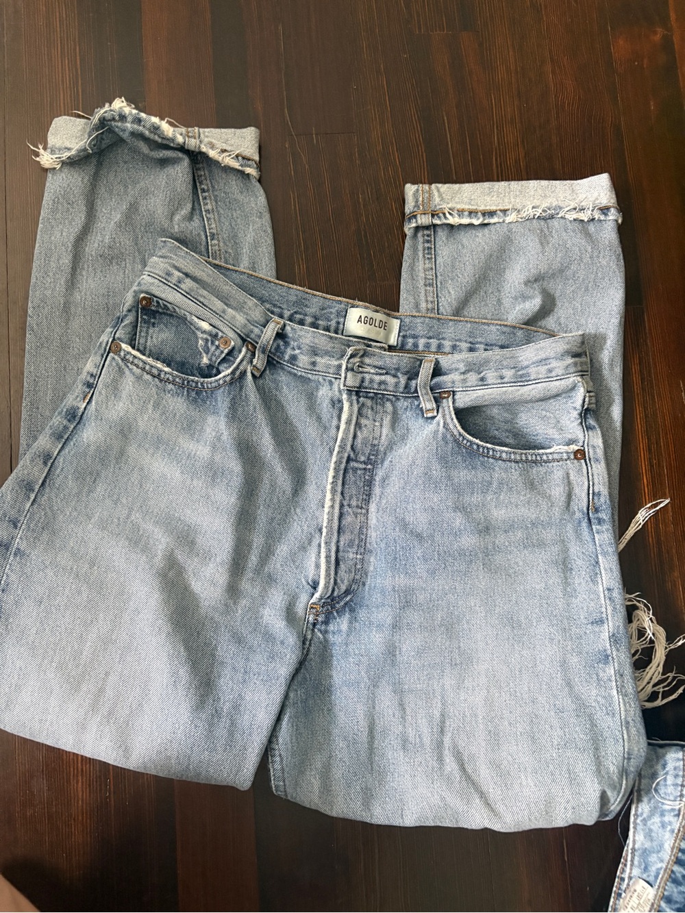 Agolde Light Blue Boyfriend Jeans